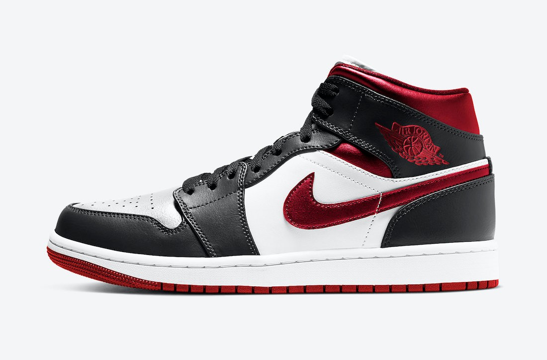 Air Jordan 1 Mid,Metallic Red, 红色 Swoosh 超吸睛!「银脚趾」AJ1 Mid 官图曝光! Air Jordan 1 Mid,Metallic Red, 红色 Swoosh 超吸睛!「银脚趾」AJ1 Mid 官图曝光!