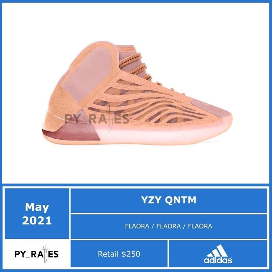 adidas,Yeezy Quantum,Flaora 罕见粉嫩装扮!全新配色 Yeezy 篮球鞋传闻 5 月发售! adidas,Yeezy Quantum,Flaora 罕见粉嫩装扮!全新配色 Yeezy 篮球鞋传闻 5 月发售!