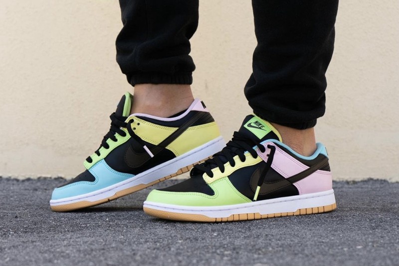 Nike 糖果色鸳鸯!黑色 Nike Dunk Low “Free 99” 上脚图释出! Nike 糖果色鸳鸯!黑色 Nike Dunk Low “Free 99” 上脚图释出!