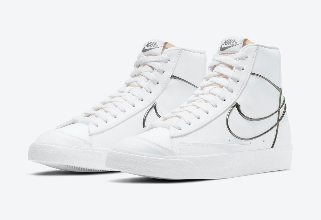 Nike,Blazer Mid ’77,Metallic P 金属框架点缀!Nike Blazer Mid 推出全新配色! Nike,Blazer Mid ’77,Metallic P 金属框架点缀!Nike Blazer Mid 推出全新配色!