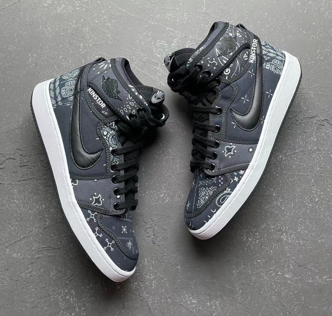 Air Jordan 1 KO,AJ1,发售 多种图案拼接!腰果花 Air Jordan 1 KO 完整实物曝光! Air Jordan 1 KO,AJ1,发售 多种图案拼接!腰果花 Air Jordan 1 KO 完整实物曝光!