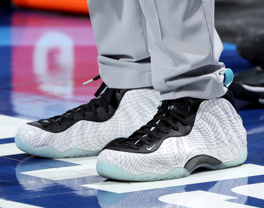 Air Foamposite One,Nike,上脚,明星 哈达威本尊上脚!全新白喷 Air Foamposite One 首次曝光! Air Foamposite One,Nike,上脚,明星 哈达威本尊上脚!全新白喷 Air Foamposite One 首次曝光!