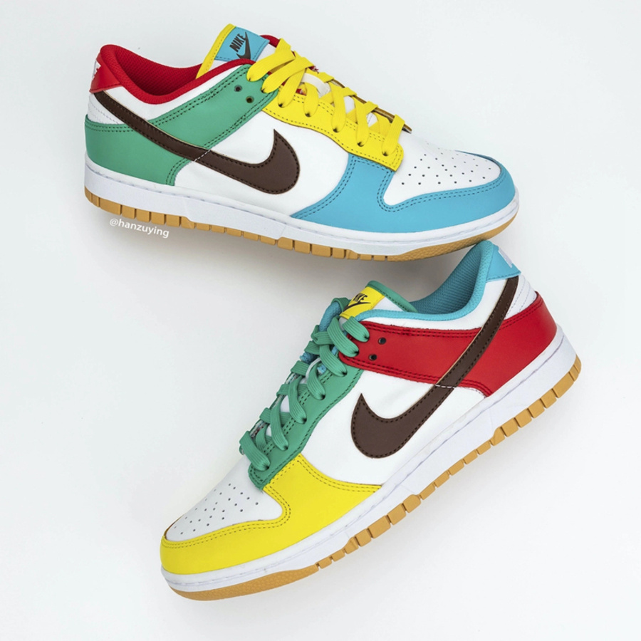 Nike,Dunk,DH0952-100,Free 99 炫彩鸳鸯太吸睛!等了半年多的 Dunk 实物细节来了! Nike,Dunk,DH0952-100,Free 99 炫彩鸳鸯太吸睛!等了半年多的 Dunk 实物细节来了!