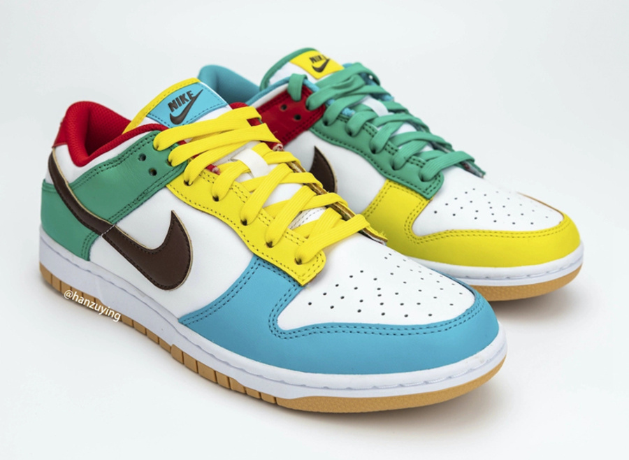 Nike,Dunk,DH0952-100,Free 99 炫彩鸳鸯太吸睛!等了半年多的 Dunk 实物细节来了! Nike,Dunk,DH0952-100,Free 99 炫彩鸳鸯太吸睛!等了半年多的 Dunk 实物细节来了!
