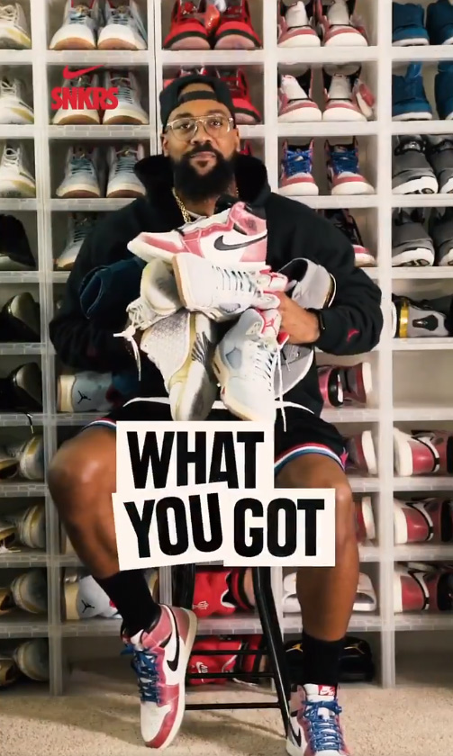Trophy Room,Air Jordan 1,Marcu 乔丹亲儿子重拳打击“提前货”!联名 AJ1 登场前居然曝出两个版本?! Trophy Room,Air Jordan 1,Marcu 乔丹亲儿子重拳打击“提前货”!联名 AJ1 登场前居然曝出两个版本?!