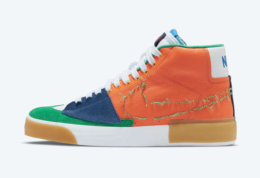Nike SB,Blazer Mid,Edge,Multi- 极具创意拆线设计!大胆撞色 Nike SB Blazer Mid 一眼就爱! Nike SB,Blazer Mid,Edge,Multi- 极具创意拆线设计!大胆撞色 Nike SB Blazer Mid 一眼就爱!