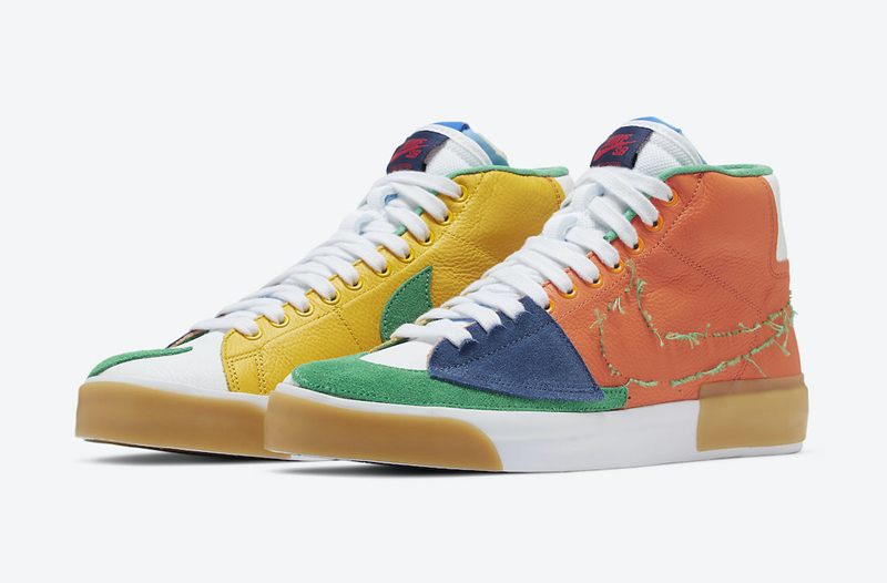Nike SB,Blazer Mid,Edge,Multi- 极具创意拆线设计!大胆撞色 Nike SB Blazer Mid 一眼就爱! Nike SB,Blazer Mid,Edge,Multi- 极具创意拆线设计!大胆撞色 Nike SB Blazer Mid 一眼就爱!