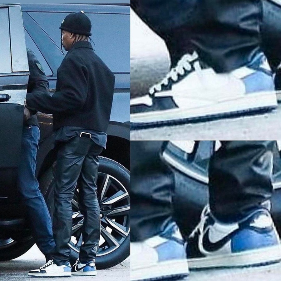 AJ,AJ1,Air Jordan 1,Travis Sco 三方联名还是黑脚趾?!Travis Scott 这双新「反钩」太帅了! AJ,AJ1,Air Jordan 1,Travis Sco 三方联名还是黑脚趾?!Travis Scott 这双新「反钩」太帅了!