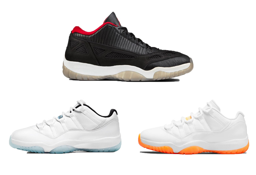 Air Jordan 11,Low 一口气三款配色!喜欢 AJ11 Low 的朋友有福了! Air Jordan 11,Low 一口气三款配色!喜欢 AJ11 Low 的朋友有福了!