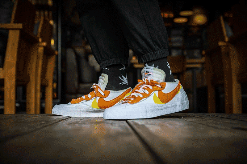 Nike,Blazer Low,sacai,DD1877-0 经典黑白越看越香!第三双 sacai x Blazer Low 最新实物图曝光! Nike,Blazer Low,sacai,DD1877-0 经典黑白越看越香!第三双 sacai x Blazer Low 最新实物图曝光!