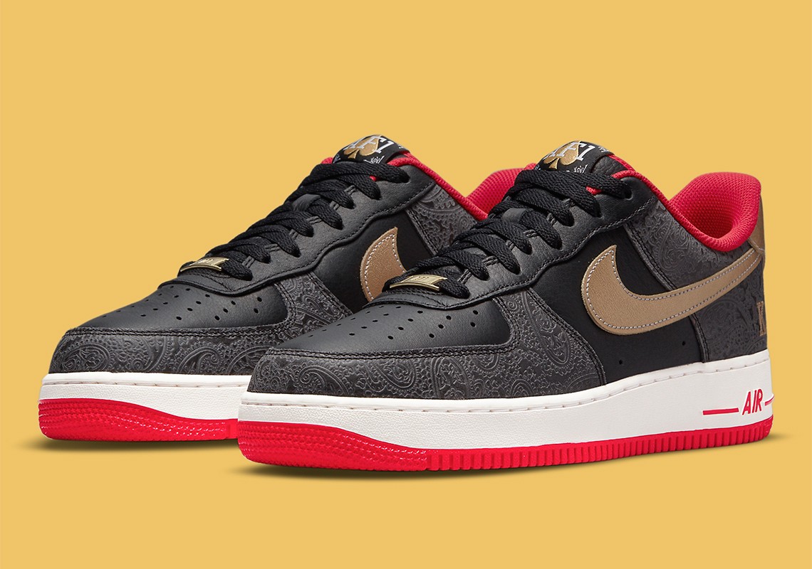 Air Force 1,Nike,DJ5184-001 腰果花暗纹超华丽!这双「斗地主」AF1 太帅了吧! Air Force 1,Nike,DJ5184-001 腰果花暗纹超华丽!这双「斗地主」AF1 太帅了吧!