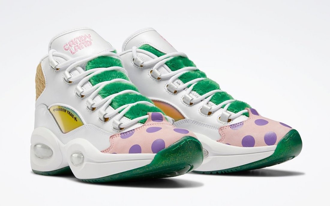 Reebok,Question Mid,Candy Land 「青青草原」配色!全新 Reebok Question Mid 官图曝光! Reebok,Question Mid,Candy Land 「青青草原」配色!全新 Reebok Question Mid 官图曝光!