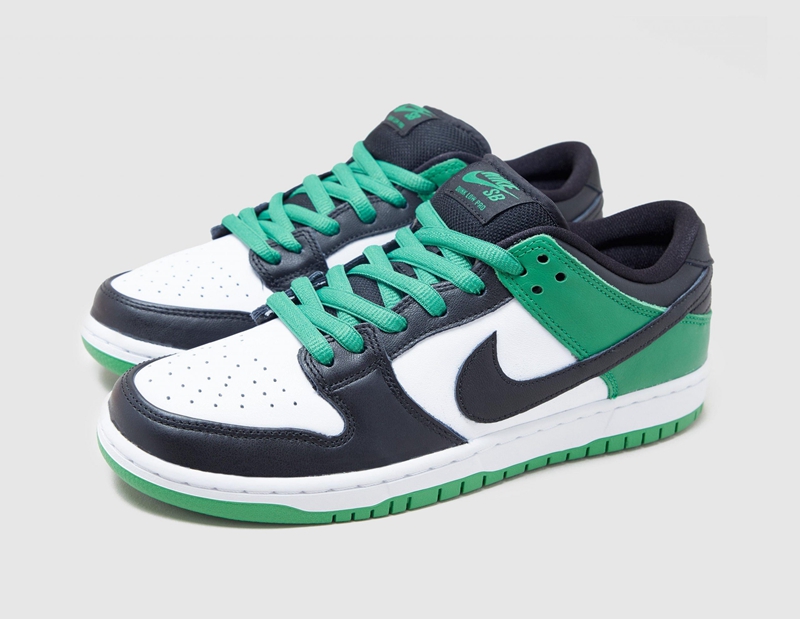 Nike,SB Dunk Low Pro,Celtics,J 人气配色再度来袭!「黑绿脚趾」Dunk Low 实物图曝光! Nike,SB Dunk Low Pro,Celtics,J 人气配色再度来袭!「黑绿脚趾」Dunk Low 实物图曝光!