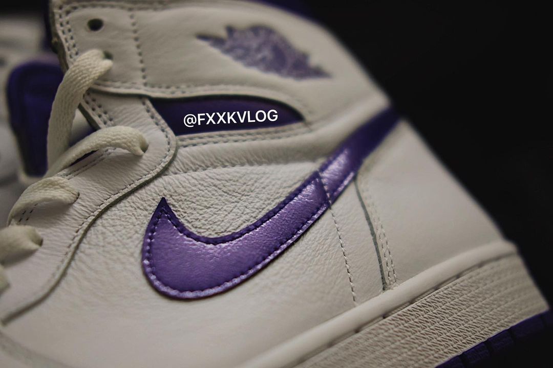 Air Jordan 1 High,AJ,AJ1,Court 「恶人紫」回归!白紫 AJ1 实物曝光,发售信息有了! Air Jordan 1 High,AJ,AJ1,Court 「恶人紫」回归!白紫 AJ1 实物曝光,发售信息有了!