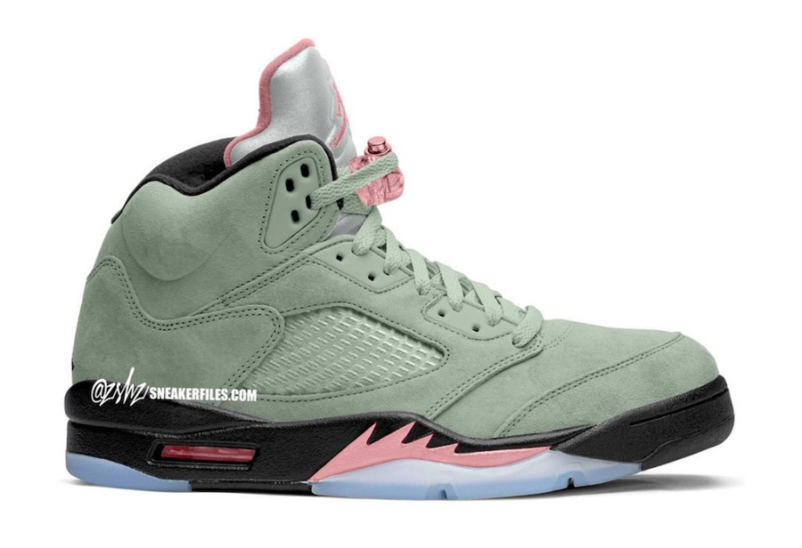 Air Jordan 5,AJ5,发售,DC7501-300 抹茶 + 樱花配色!Air Jordan 5 “Jade Horizon” 年底发售! Air Jordan 5,AJ5,发售,DC7501-300 抹茶 + 樱花配色!Air Jordan 5 “Jade Horizon” 年底发售!