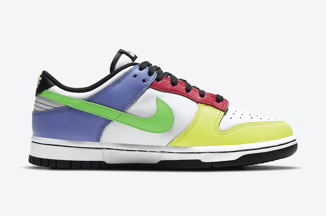 Nike,Dunk Low,WMNS,Green Strik 「多彩拼接」Dunk 下周发售!这颜值属实差点意思... Nike,Dunk Low,WMNS,Green Strik 「多彩拼接」Dunk 下周发售!这颜值属实差点意思...