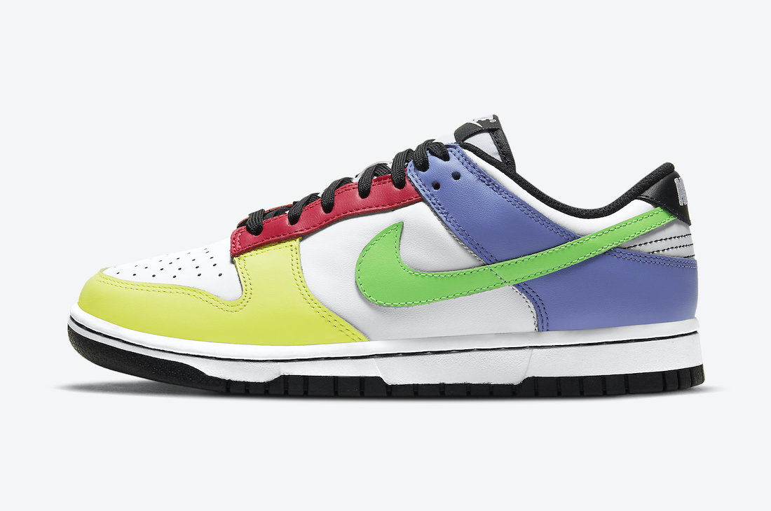Nike,Dunk Low,WMNS,Green Strik 「多彩拼接」Dunk 下周发售!这颜值属实差点意思... Nike,Dunk Low,WMNS,Green Strik 「多彩拼接」Dunk 下周发售!这颜值属实差点意思...
