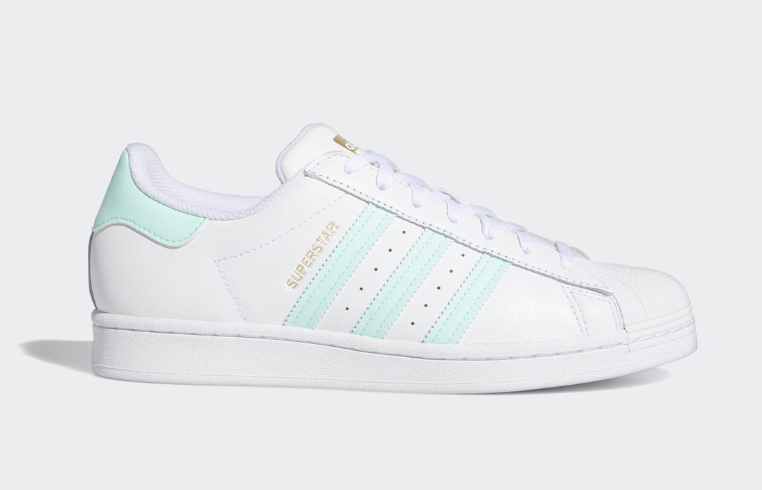 adidas,Superstar,GX2537,Clear 清爽薄荷糖配色!全新 adidas Superstar 发售日期确定! adidas,Superstar,GX2537,Clear 清爽薄荷糖配色!全新 adidas Superstar 发售日期确定!