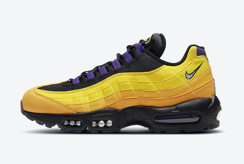Nike,Nike Air Max 95 “Lakers”, 詹皇最爱鞋型 + 紫金配色!全新 Air Max 95 本月发售! Nike,Nike Air Max 95 “Lakers”, 詹皇最爱鞋型 + 紫金配色!全新 Air Max 95 本月发售!
