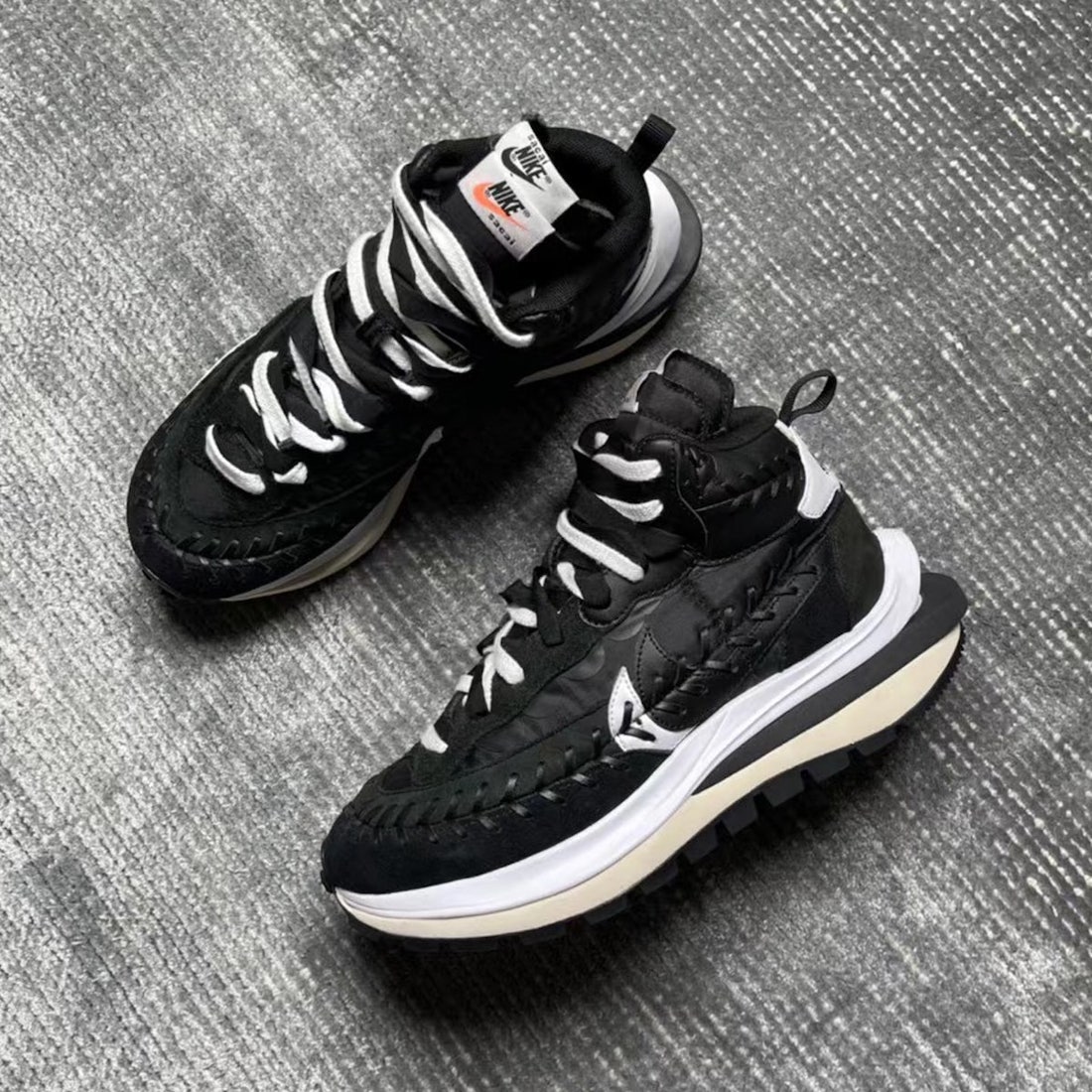 sacai,Nike,Jean Paul Gaultier 熟悉的唐老鸭后跟!sacai x Nike 三方联名最新实物曝光! sacai,Nike,Jean Paul Gaultier 熟悉的唐老鸭后跟!sacai x Nike 三方联名最新实物曝光!