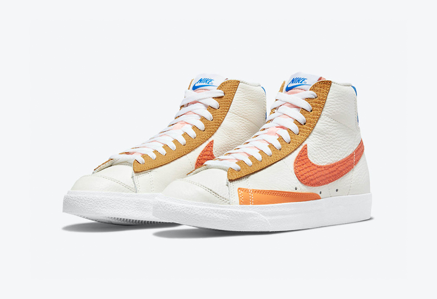 Nike,Blazer Mid '77,DM2872-100 充满活力的蛇纹点缀!全新 Blazer Mid 官图释出! Nike,Blazer Mid '77,DM2872-100 充满活力的蛇纹点缀!全新 Blazer Mid 官图释出!