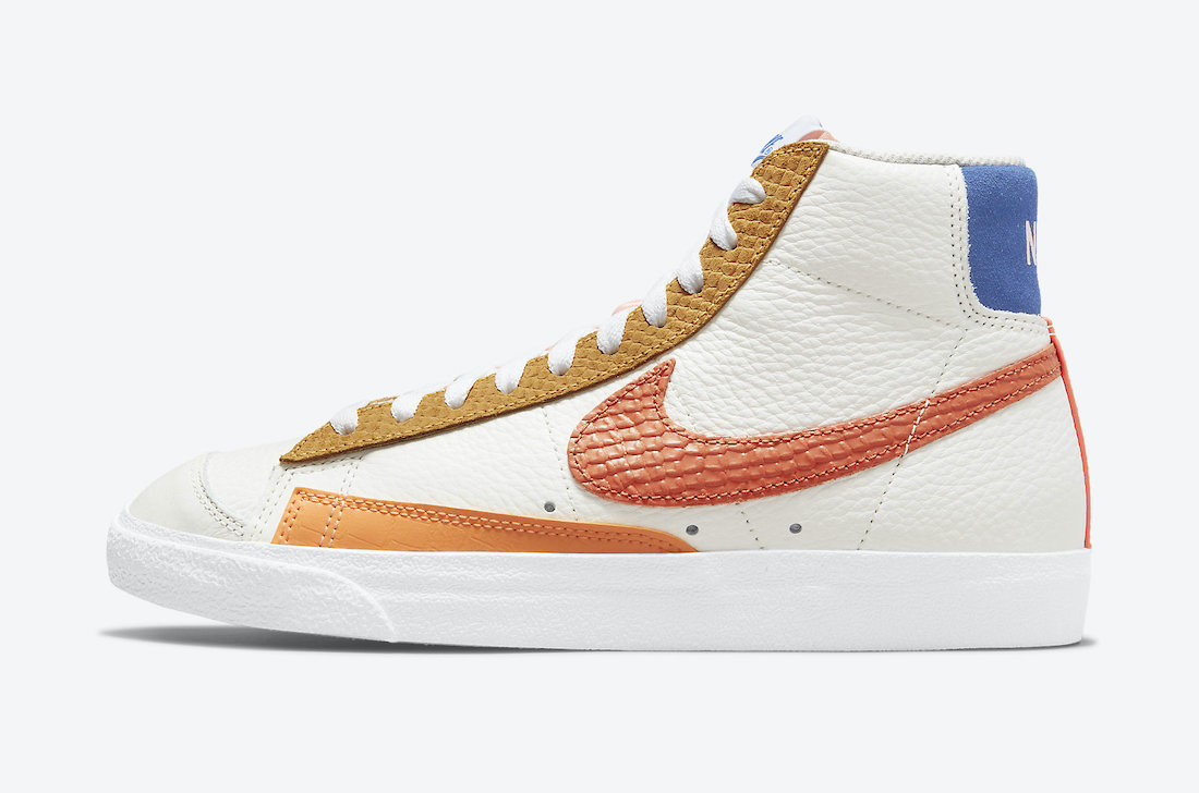 Nike,Blazer Mid '77,DM2872-100 充满活力的蛇纹点缀!全新 Blazer Mid 官图释出! Nike,Blazer Mid '77,DM2872-100 充满活力的蛇纹点缀!全新 Blazer Mid 官图释出!