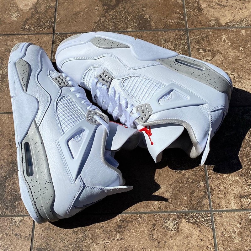 Air Jordan 4,AJ4,White Oreo,CT 都在等的「纯白奥利奥」AJ4 实物曝光!发售日期有了! Air Jordan 4,AJ4,White Oreo,CT 都在等的「纯白奥利奥」AJ4 实物曝光!发售日期有了!