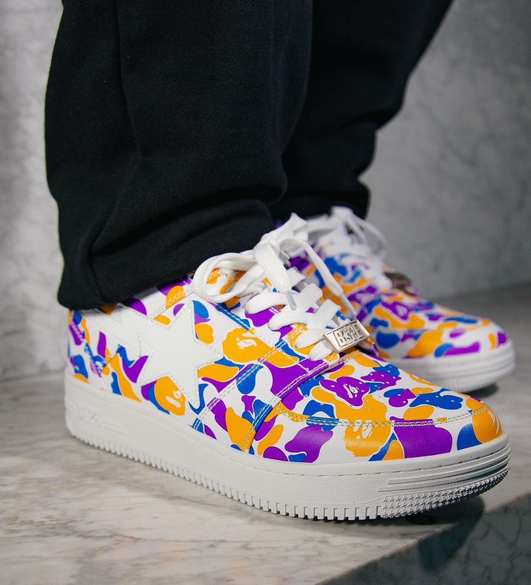 BAPE,BAPE STA 紫金湖人配色!洛杉矶限定 BAPE STA 我爱了!现已发售! BAPE,BAPE STA 紫金湖人配色!洛杉矶限定 BAPE STA 我爱了!现已发售!