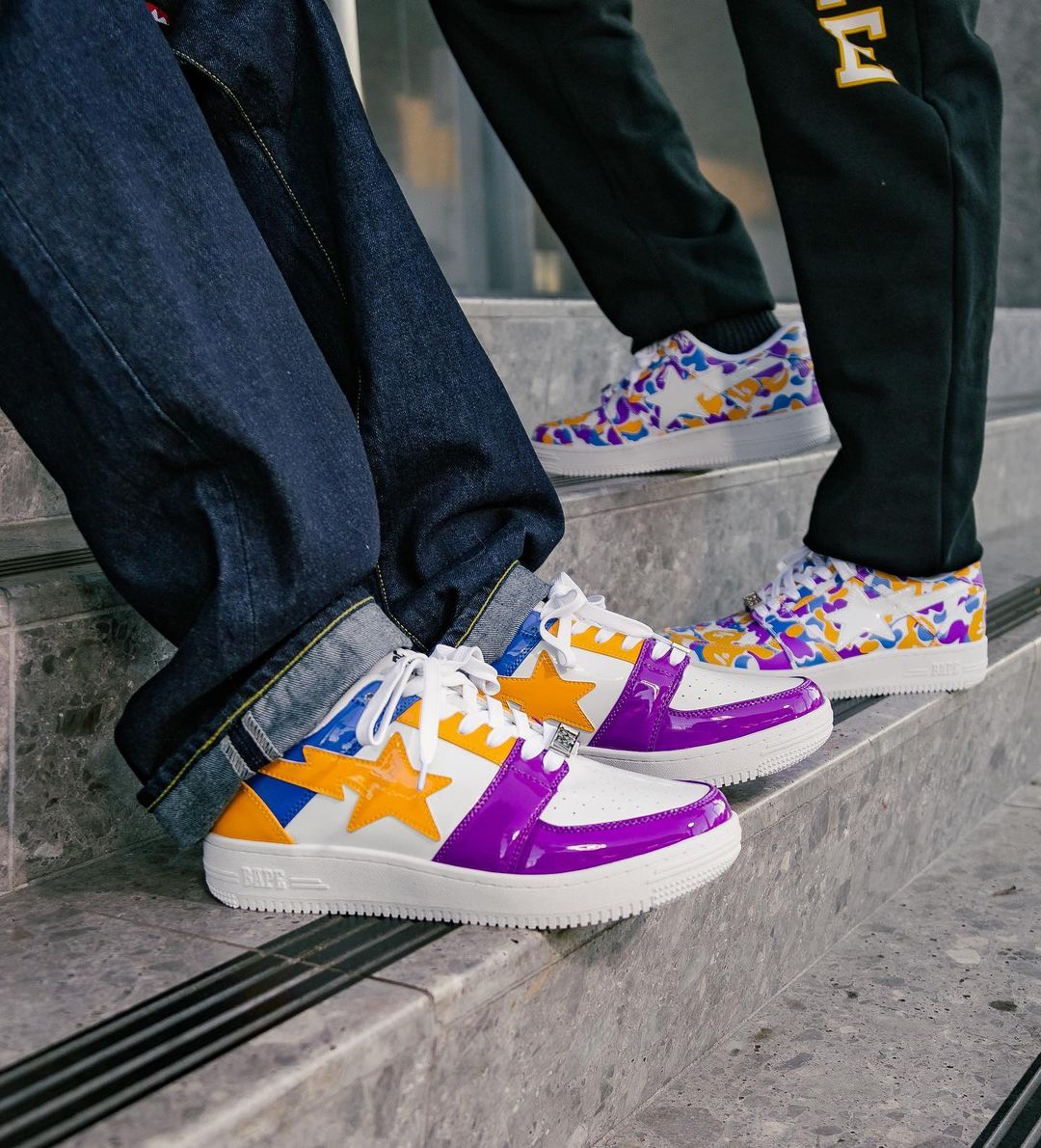 BAPE,BAPE STA 紫金湖人配色!洛杉矶限定 BAPE STA 我爱了!现已发售! BAPE,BAPE STA 紫金湖人配色!洛杉矶限定 BAPE STA 我爱了!现已发售!