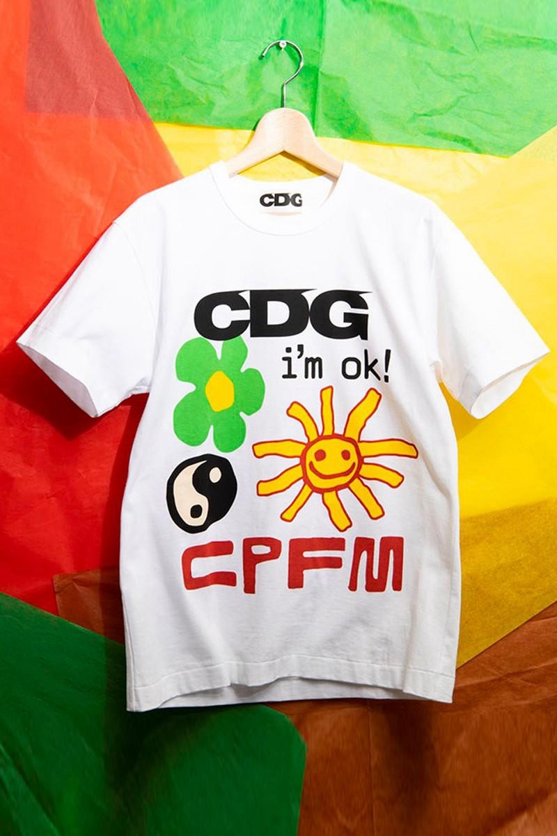 CDG,Cactus Plant Flea Market,川 超可爱涂鸦加持!CDG x CPFM 联名 T 恤明日发售! CDG,Cactus Plant Flea Market,川 超可爱涂鸦加持!CDG x CPFM 联名 T 恤明日发售!