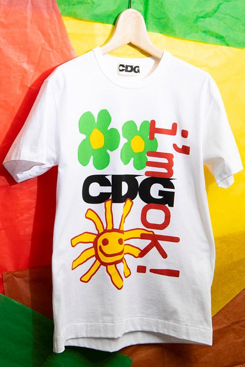 CDG,Cactus Plant Flea Market,川 超可爱涂鸦加持!CDG x CPFM 联名 T 恤明日发售! CDG,Cactus Plant Flea Market,川 超可爱涂鸦加持!CDG x CPFM 联名 T 恤明日发售!