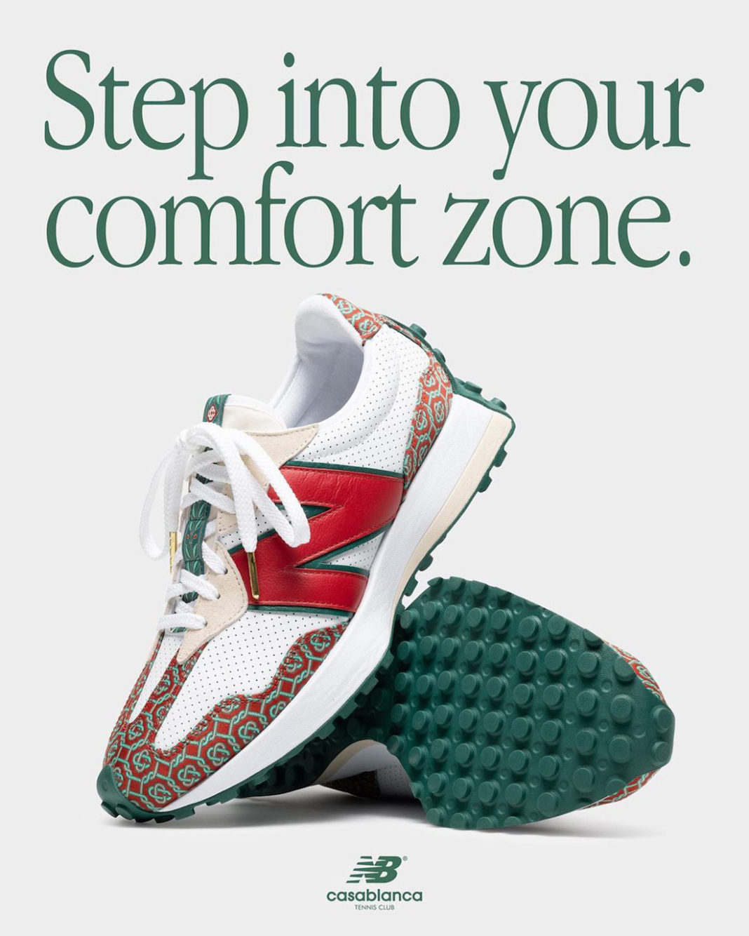 New Balance,Casablanca,327 大红 Logo!Casablanca x New Balance 327 新配色曝光! New Balance,Casablanca,327 大红 Logo!Casablanca x New Balance 327 新配色曝光!