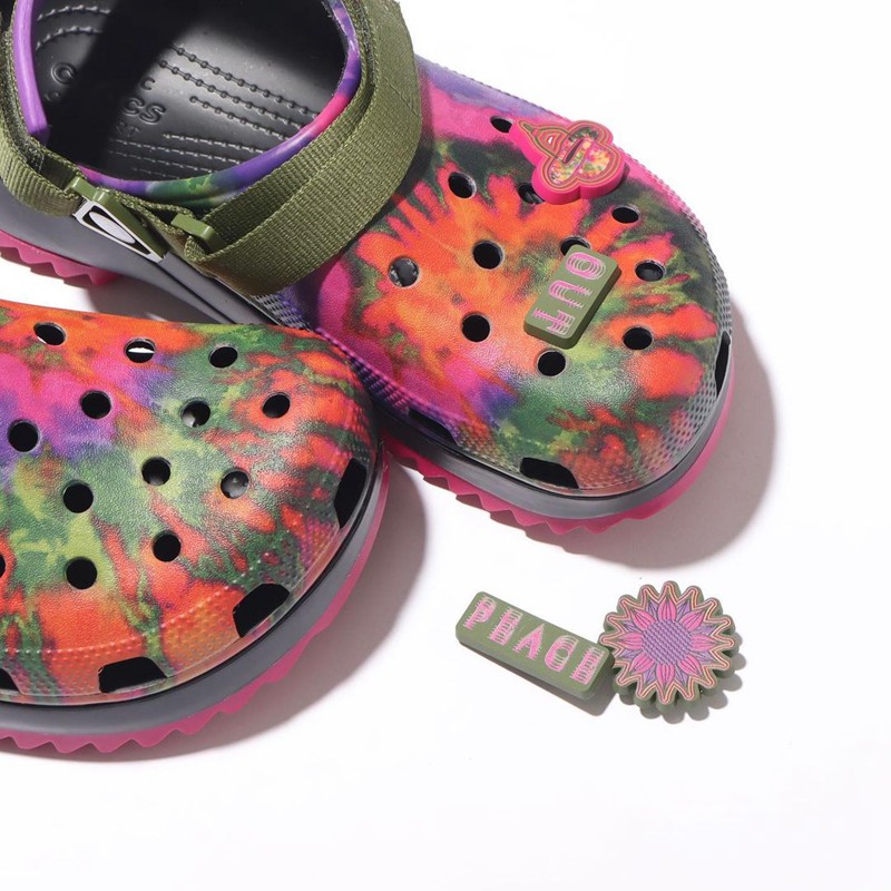 Crocs,Classic Hiker,Peace Out 罕见扎染配色!夏天还得穿这样的鞋!凉快又舒服! Crocs,Classic Hiker,Peace Out 罕见扎染配色!夏天还得穿这样的鞋!凉快又舒服!