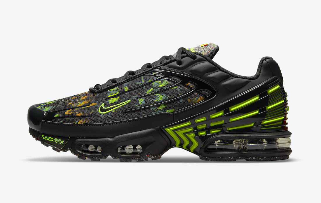 Nike,Air Max Plus 3,DM9097-001 赛博朋克装扮!Air Max Plus 3 新配色即将登场! Nike,Air Max Plus 3,DM9097-001 赛博朋克装扮!Air Max Plus 3 新配色即将登场!