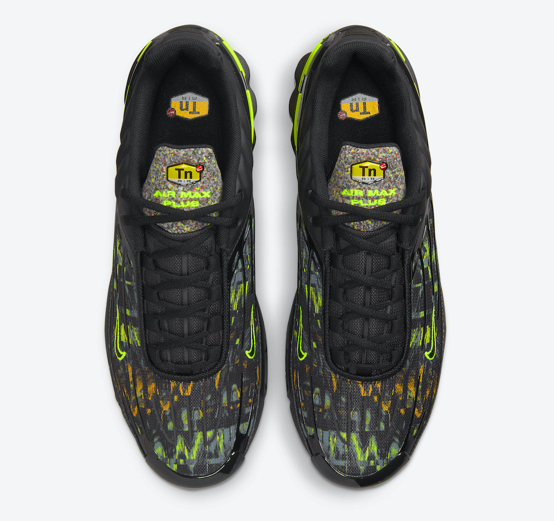 Nike,Air Max Plus 3,DM9097-001 赛博朋克装扮!Air Max Plus 3 新配色即将登场! Nike,Air Max Plus 3,DM9097-001 赛博朋克装扮!Air Max Plus 3 新配色即将登场!