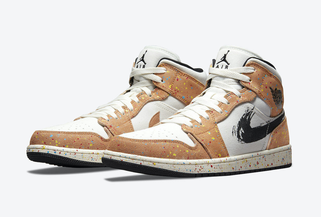 多彩,油画,泼墨,全新,Air,Jordan,Mid,官图, 多彩油画泼墨!全新 Air Jordan 1 Mid 官图释出 多彩,油画,泼墨,全新,Air,Jordan,Mid,官图, 多彩油画泼墨!全新 Air Jordan 1 Mid 官图释出