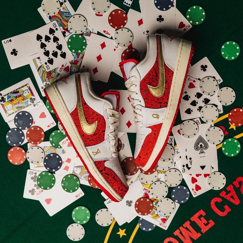 Jordan Brand,Air Jordan 1 Low, 红色 “黑桃” 见过吗!全新 AJ1 Low 细节玩出花了! Jordan Brand,Air Jordan 1 Low, 红色 “黑桃” 见过吗!全新 AJ1 Low 细节玩出花了!