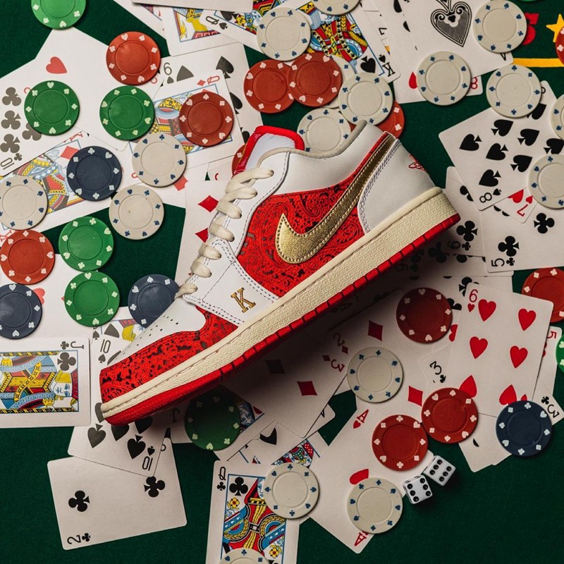 Jordan Brand,Air Jordan 1 Low, 红色 “黑桃” 见过吗!全新 AJ1 Low 细节玩出花了! Jordan Brand,Air Jordan 1 Low, 红色 “黑桃” 见过吗!全新 AJ1 Low 细节玩出花了!