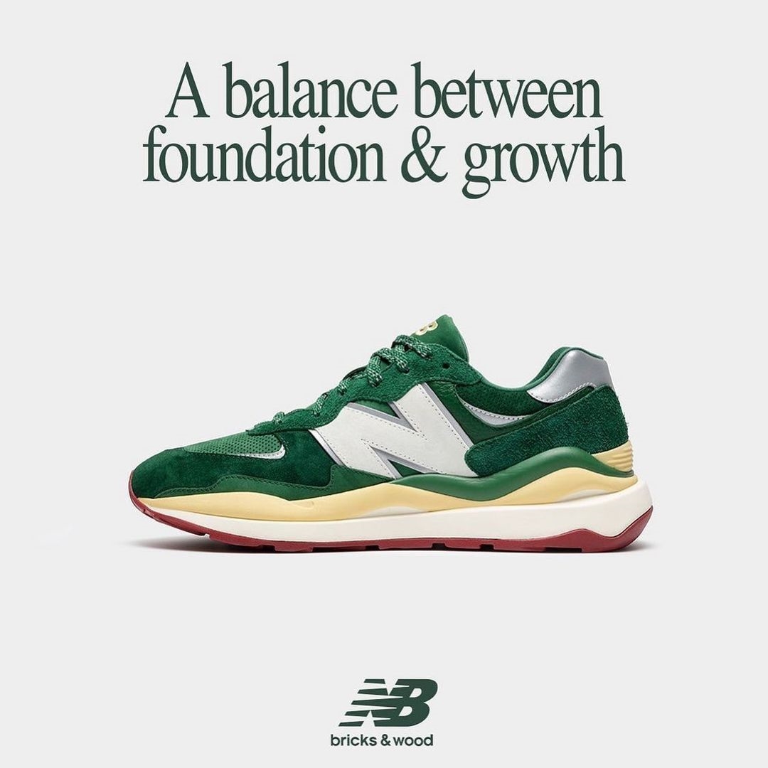 New Balance,Bricks & Wood,发售 夏日里一抹清新的绿! New Balance 5740 全新联名即将发售! New Balance,Bricks & Wood,发售 夏日里一抹清新的绿! New Balance 5740 全新联名即将发售!