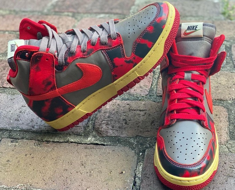 Nike,Dunk High,Red Camo,DD9404 「猩红」迷彩太吸睛!全新 Nike Dunk Hi 最新实物图曝光! Nike,Dunk High,Red Camo,DD9404 「猩红」迷彩太吸睛!全新 Nike Dunk Hi 最新实物图曝光!