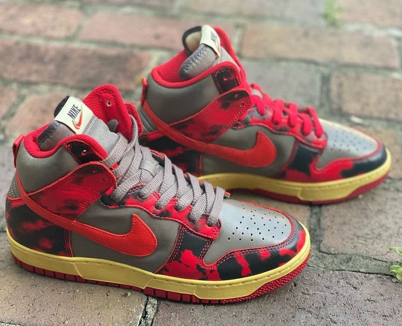 Nike,Dunk High,Red Camo,DD9404 「猩红」迷彩太吸睛!全新 Nike Dunk Hi 最新实物图曝光! Nike,Dunk High,Red Camo,DD9404 「猩红」迷彩太吸睛!全新 Nike Dunk Hi 最新实物图曝光!