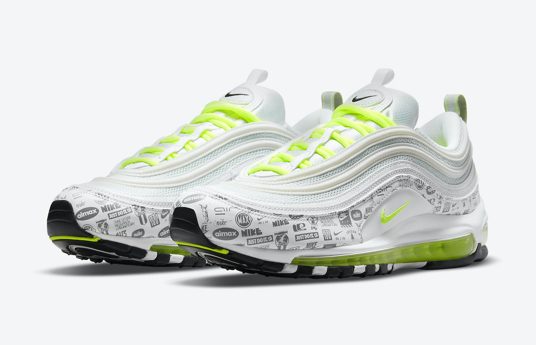 Nike,Air Max 97,DH0006-100 复古图案装扮!全新 Air Max 97 官图曝光! Nike,Air Max 97,DH0006-100 复古图案装扮!全新 Air Max 97 官图曝光!