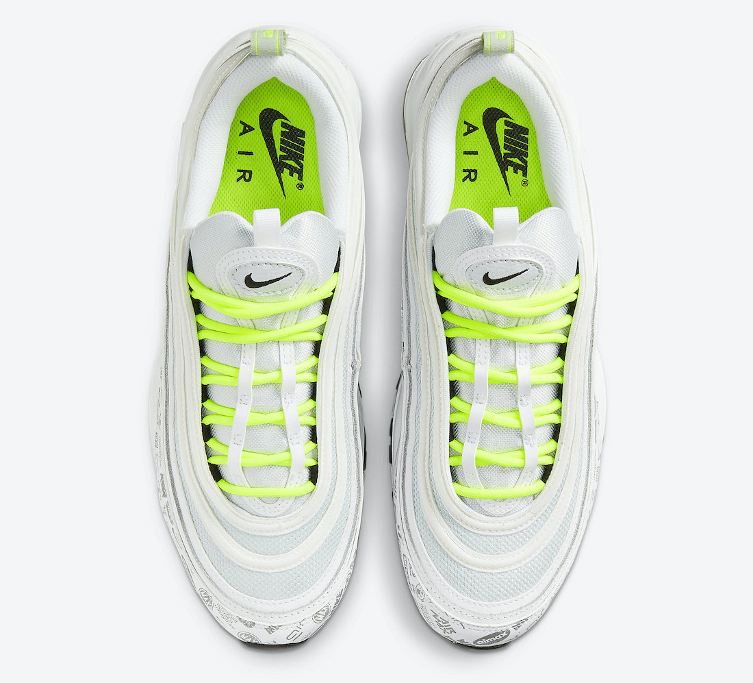 Nike,Air Max 97,DH0006-100 复古图案装扮!全新 Air Max 97 官图曝光! Nike,Air Max 97,DH0006-100 复古图案装扮!全新 Air Max 97 官图曝光!