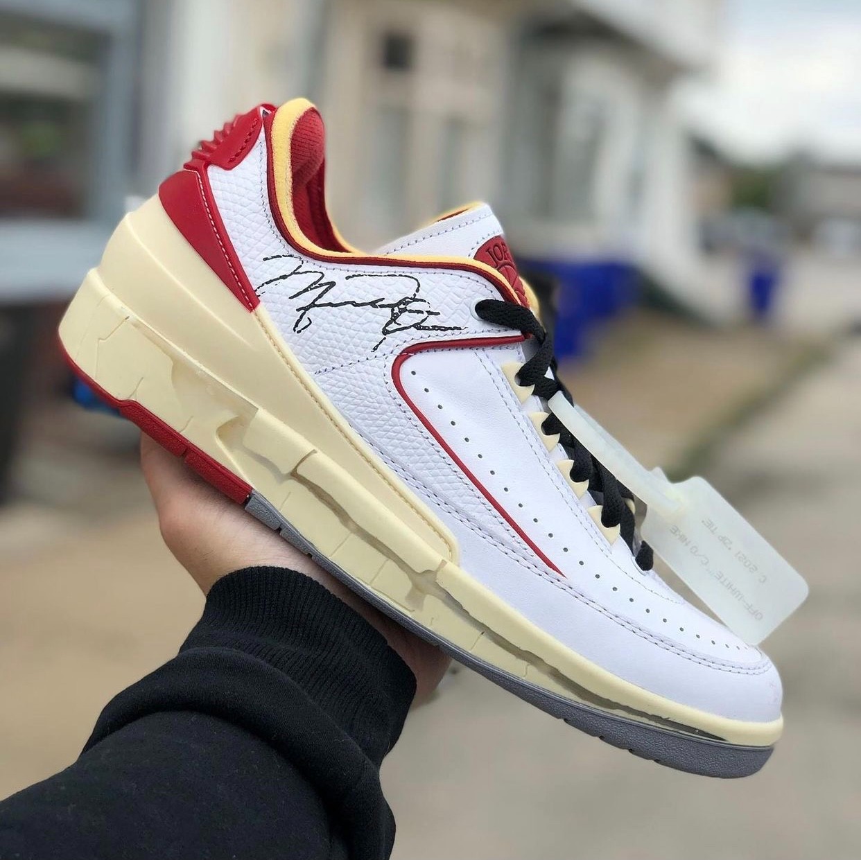 OFF-WHITE,AJ,AJ2,DJ4375-106 逼死强迫症!OW x AJ 新联名高清实物曝光!中底一言难尽! OFF-WHITE,AJ,AJ2,DJ4375-106 逼死强迫症!OW x AJ 新联名高清实物曝光!中底一言难尽!