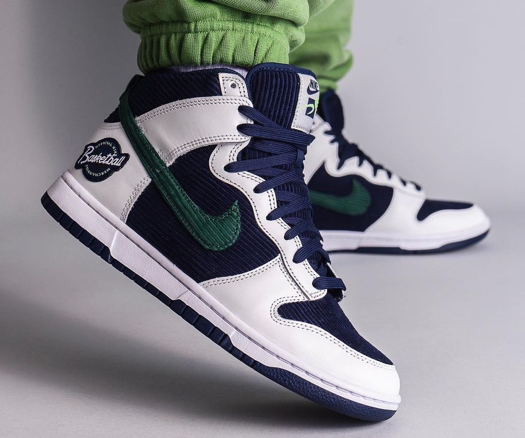 Nike,Dunk Hi,DH0953-400 高规格鞋面!全新 Dunk Hi 上脚图曝光! Nike,Dunk Hi,DH0953-400 高规格鞋面!全新 Dunk Hi 上脚图曝光!