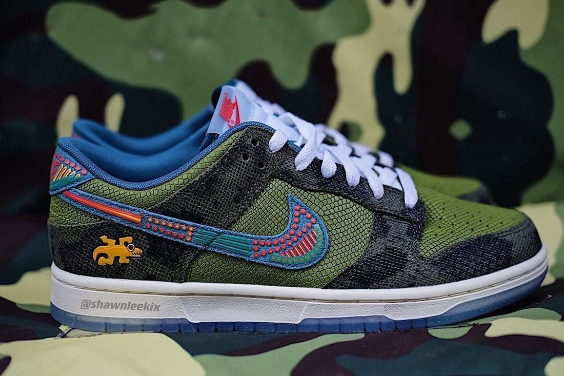 Nike,Dunk Low, 狂野蜥蜴配色!全新 Dunk Low 实物曝光! Nike,Dunk Low, 狂野蜥蜴配色!全新 Dunk Low 实物曝光!
