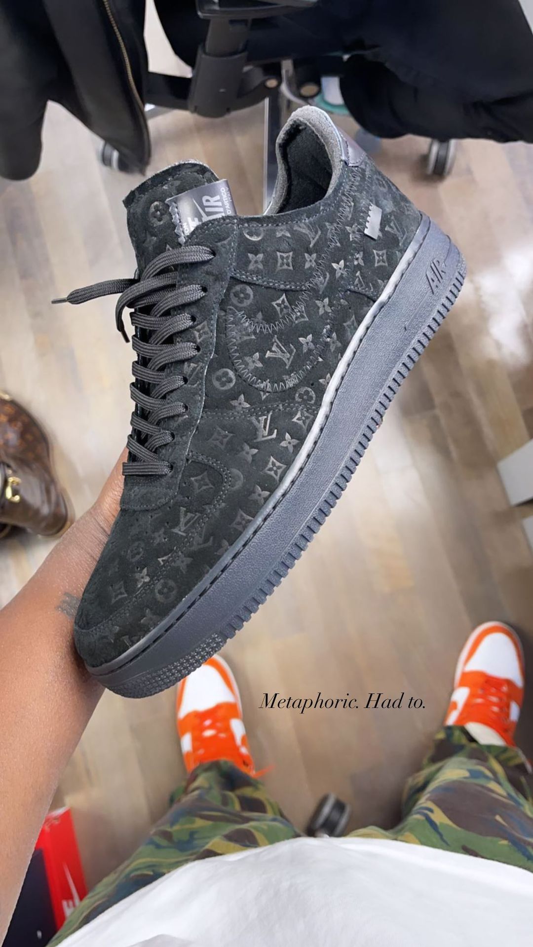 LV,Virgil,Nike,Air Force 1 Low 黑武士装扮!LV x Nike AF1 最新实物曝光!发售传闻有了! LV,Virgil,Nike,Air Force 1 Low 黑武士装扮!LV x Nike AF1 最新实物曝光!发售传闻有了!