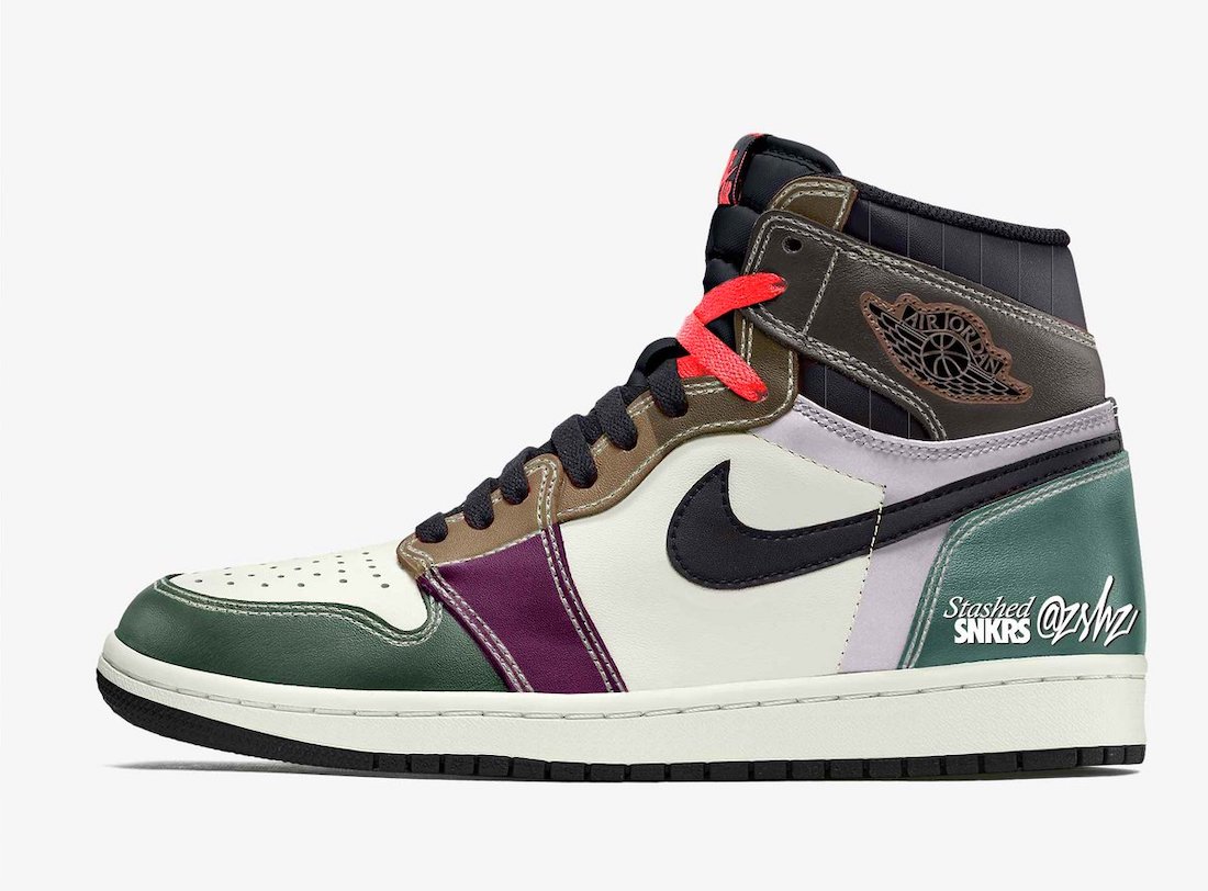 AJ1,Air Jordan 1,DH3097-001,发售 拼接风「小倒钩」?全新 AJ1 实物首次曝光! AJ1,Air Jordan 1,DH3097-001,发售 拼接风「小倒钩」?全新 AJ1 实物首次曝光!