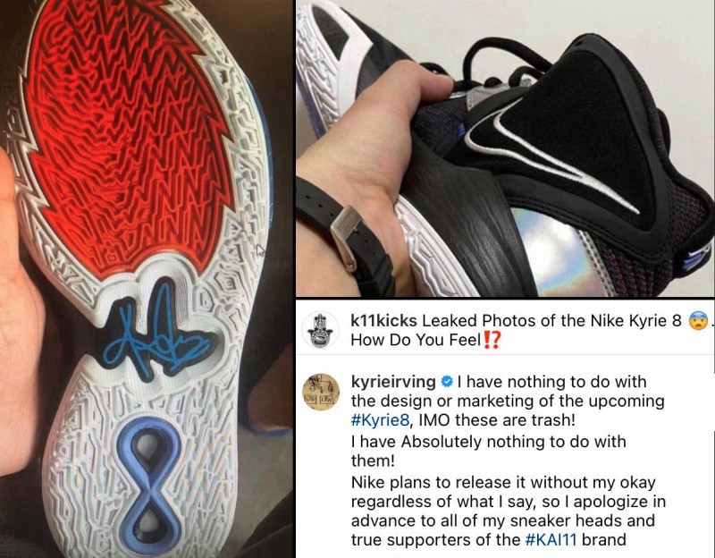 Nike,欧文,Kyrie 8 史上最惨球鞋?还没发售就被抛弃?欧文 8 代再曝新图! Nike,欧文,Kyrie 8 史上最惨球鞋?还没发售就被抛弃?欧文 8 代再曝新图!