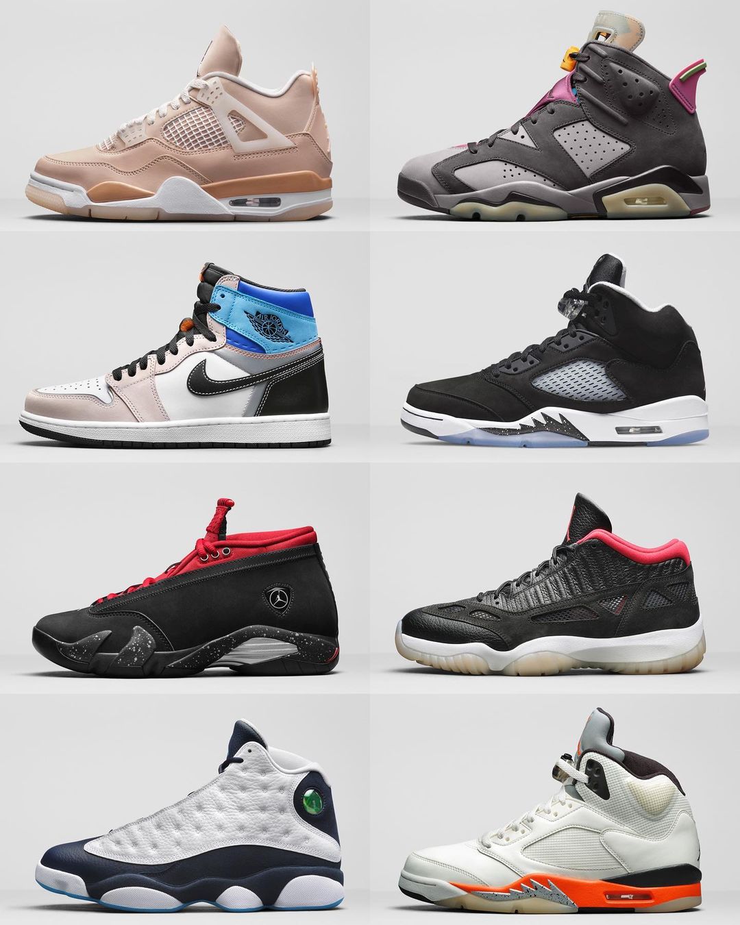 AJ1,AJ4,AJ5,发售 下月 AJ 发售计划曝光!这 8 双你最想买哪个? AJ1,AJ4,AJ5,发售 下月 AJ 发售计划曝光!这 8 双你最想买哪个?